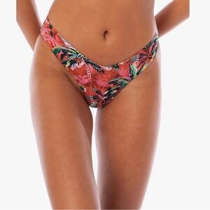 Maaji Flame Palms reversible swim bottom